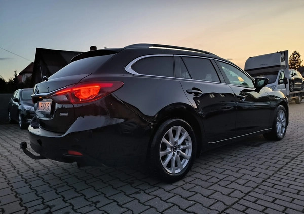 Mazda 6 cena 53999 przebieg: 186000, rok produkcji 2017 z Tuchola małe 466